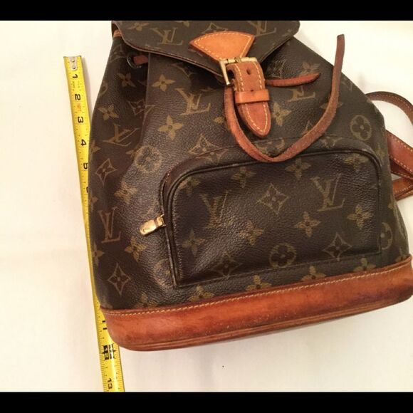 VINTAGE LOUIS VUITTON BACKPACK HAND BAG MONOGRAM - Picture 6 of 8
